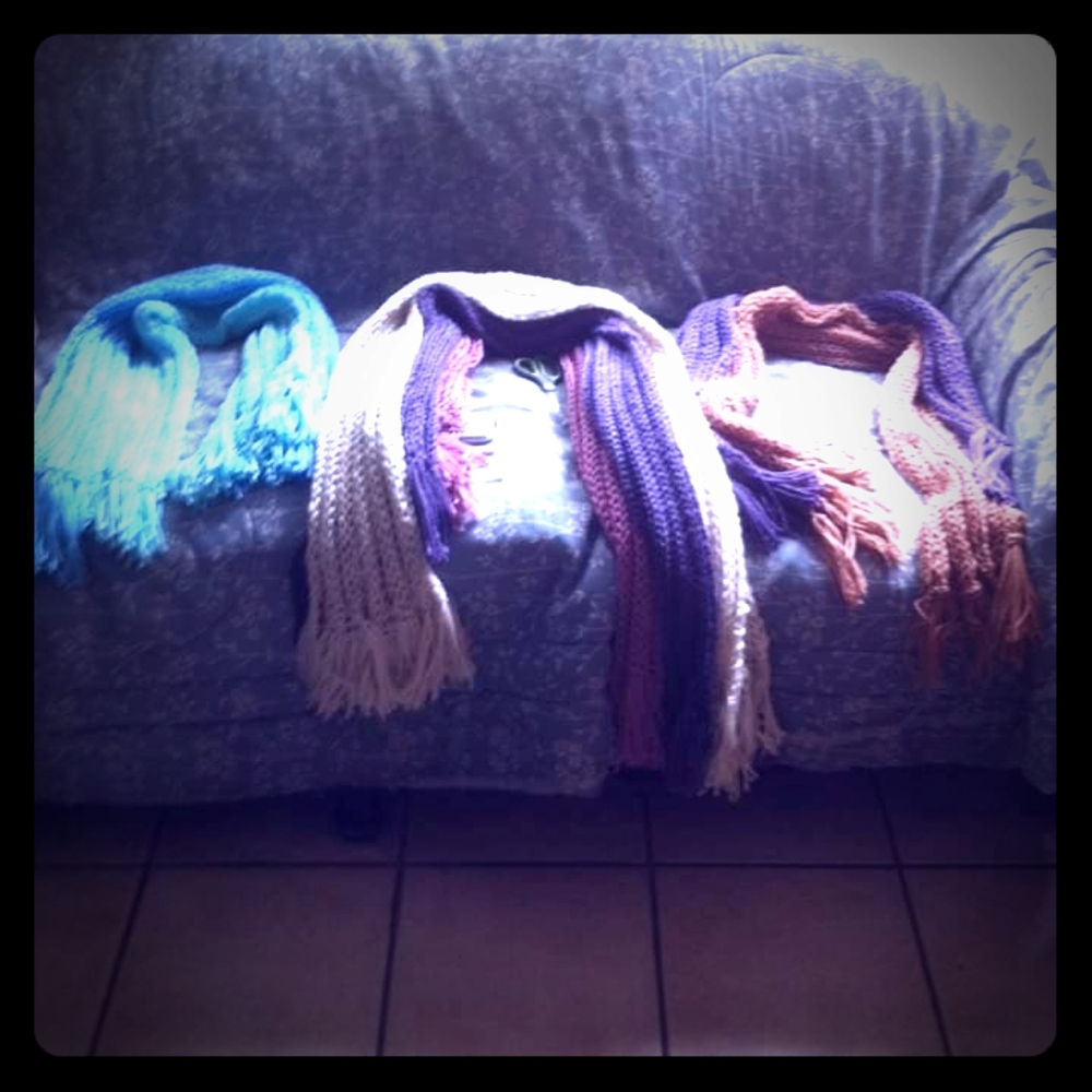 Handmade scarves